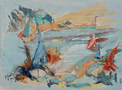 Paul-Verbois-abstrait-retour-de-mer-années-90