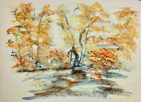 Paul-Verbois-automne-dans-le marais