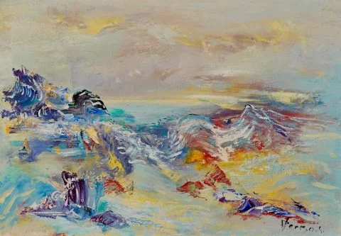 Paul-Verbois-compo-les-vagues-abstrait-années-90
