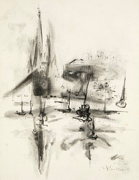 Paul-Verbois-encre-sur-port
