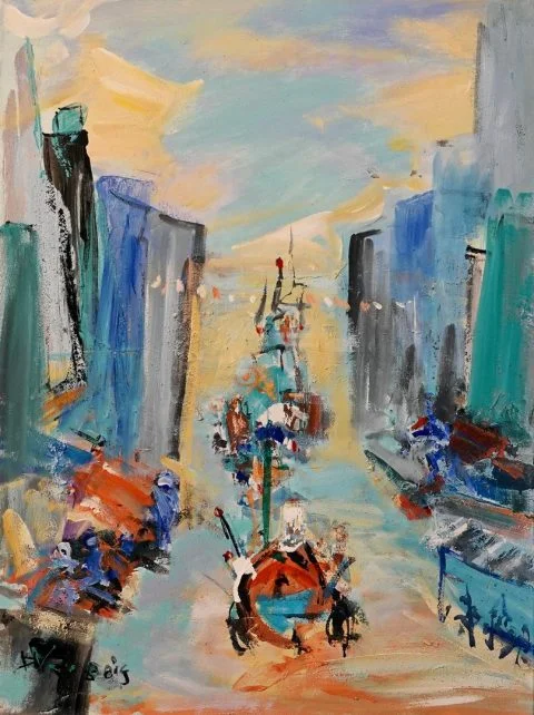 Paul-Verbois-fête-aux-lampions-La-Couarde-en-Ré-années-90
