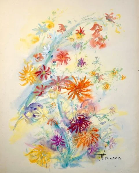 Paul-Verbois-fleurs-danse-des-cosmos