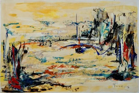 Paul-Verbois-gouache-marine-années-70-05