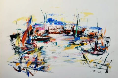 Paul-Verbois-gouache-marine-années-70-09