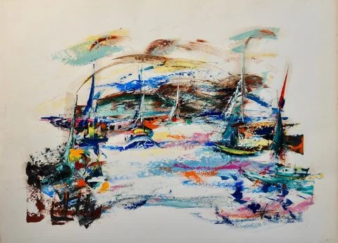Paul-Verbois-gouache-marine-années-70-12
