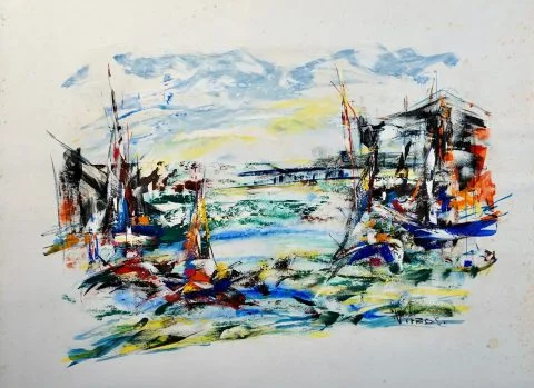 Paul-Verbois-gouache-marine-années-70-15