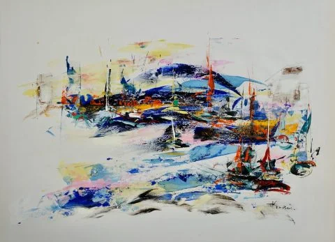 Paul-Verbois-gouache-marine-années-70-17