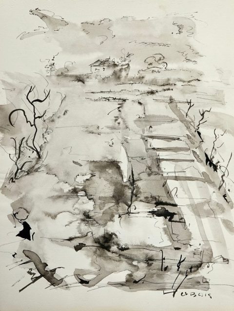 Paul-Verbois-marais-salants-à-l&rsquo;encre