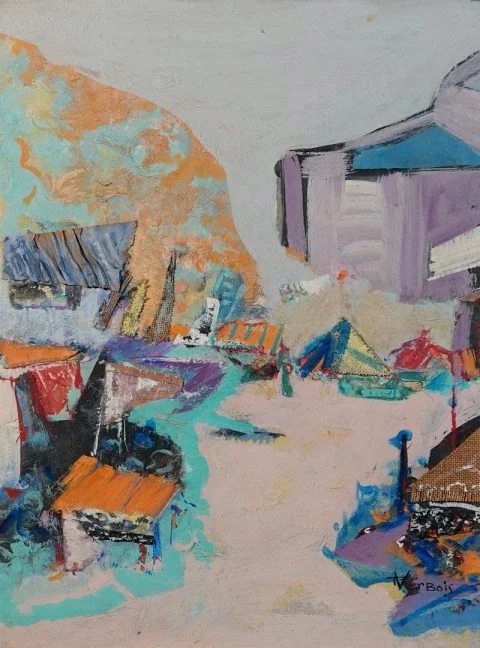 Paul-Verbois-marché-à Ré-années-90