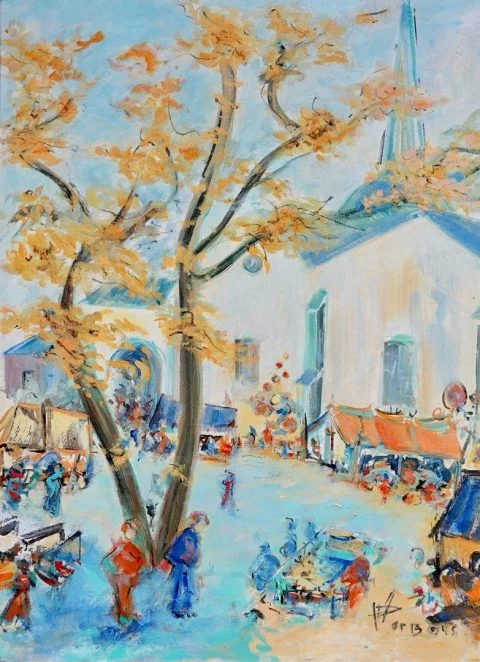 Paul-Verbois-marché-place-de-l&rsquo;église