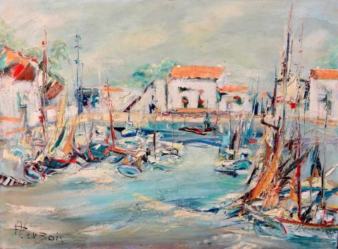 Paul-Verbois-port-La-Flotte-en-Ré-années-80