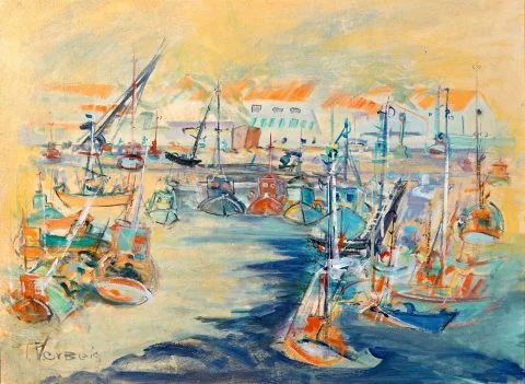 Paul-Verbois-port-d&rsquo;ars-en-ré-années-80