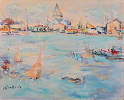 Paul-Verbois-port-de-St-Gilles-années-80