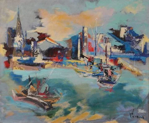 Paul-Verbois-port-de-St-Gilles-croix-de-vie-1971