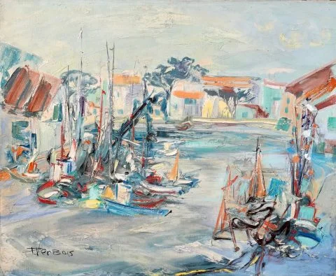 Paul-Verbois-port-de-la-flotte-en-ré-années-70
