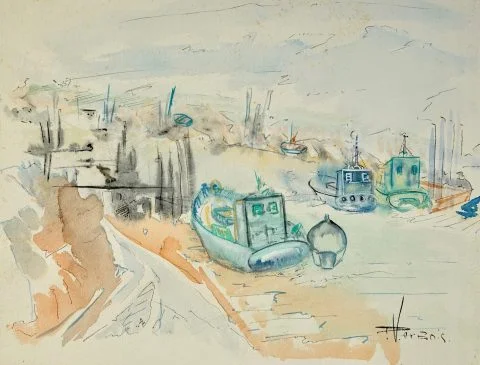 Paul-Verbois-port-marée-basse