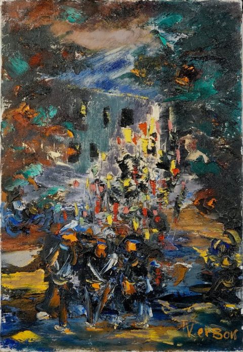 Paul-Verbois-retraite-aux-flambeaus-années-60