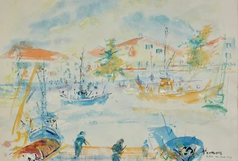 Paul-Verbois-vue-sur-le-port